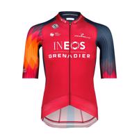 BIORACER Cyklistický dres s krátkým rukávem - INEOS GRENADIERS 2023 EPIC RACE - červená/modrá