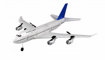 Boeing 747 RC letadlo se stabilizací, 3ch - motory a výškovka, 495mm, RTF 2,4GHz, EPP
