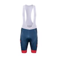 BONAVELO Cyklistické kalhoty krátké s laclem - TREK 2022 - modrá XL