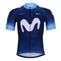 BONAVELO Cyklistický dres s krátkým rukávem - MOVISTAR 2023 - modrá 2XL
