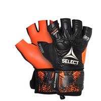 Brankářské rukavice Select GK gloves Futsal Liga 33 Negative Cut černo oranžová Černá