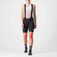 CASTELLI Cyklistické kalhoty krátké s laclem - ENDURANCE LADY  - černá S