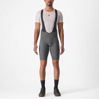 CASTELLI Cyklistické kalhoty krátké s laclem - UNLIMITED CARGO - šedá XL