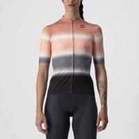 CASTELLI Cyklistický dres s krátkým rukávem - DOLCE LADY - černá/šedá/růžová S