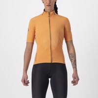CASTELLI Cyklistický dres s krátkým rukávem - PERFETTO ROS 2 W WIND - oranžová