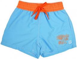 Chlapecké plavecké šortky splash about board shorts blue lion fish