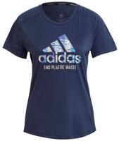 Dámské běžecké tričko adidas For The Oceans Tmavě modrá