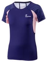 Dámské běžecké tričko Klimatex TESANE Modrá / Růžová