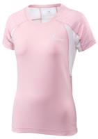 Dámské běžecké tričko Klimatex TESANE Růžová / Bílá