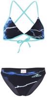 Dámské dvoudílné plavky aquafeel flash sun bikini black/blue xl -