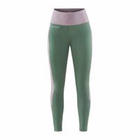 Dámské elastické kalhoty CRAFT ADV Essence 2 zelené s fialovou 1911916-812436