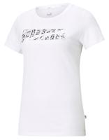 Dámské tričko Puma Rebel Graphic Tee Bílá