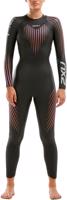 Dámský plavecký neopren 2xu p:1 propel wetsuit women black/sunset