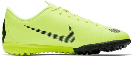 Dětské kopačky Nike Mercurial VaporX 12 Academy TF Zelená / Černá