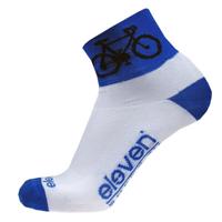 Eleven Howa ROAD bílé/modré cyklistické ponožky