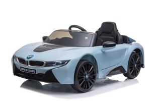 ELJET Dětské elektrické auto BMW i8 Coupe sv.modrá