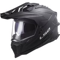 Enduro helma LS2 MX701 Explorer Solid Barva Matt Black, Velikost XL (61-62)