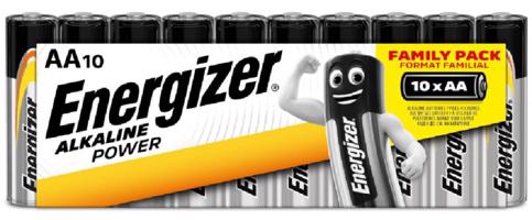 Energizer Alkaline Power Family AA 10pack