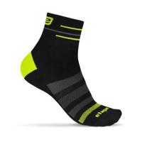 Etape SOX sportovní ponožky černá-žlutá fluo