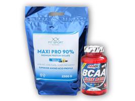 FitSport Nutrition Maxi Pro 2500g + Bcaa Elite Rate 120cps