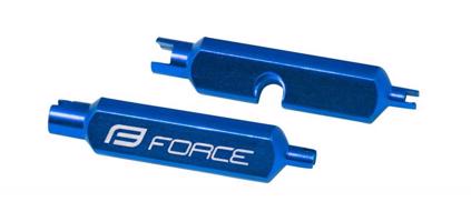 Force Klíč na vložky AV/FV ventilků, hliník, modrý