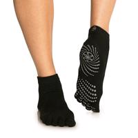 GAIAM Ponožky na jógu Grippy Yoga Socks Black