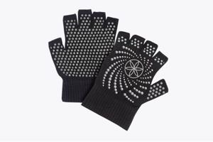 GAIAM Rukavice na jógu Grippy Yoga Gloves Black