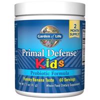 Garden of Life Primal Defense Kids - Probiotická výživa pro děti – s příchutí banánu -81g.