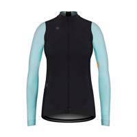 GOBIK Cyklistická zateplená bunda - MIST BLEND LADY - světle modrá/černá