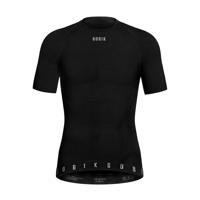 GOBIK Cyklistické triko s krátkým rukávem - WINTER MERINO - černá