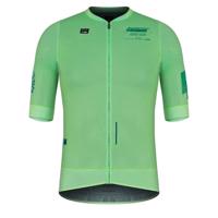 GOBIK Cyklistický dres s krátkým rukávem - CARRERA 2.0 - světle zelená 2XL