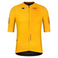 GOBIK Cyklistický dres s krátkým rukávem - CX PRO 2.0 - žlutá 2XL