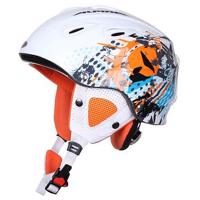 Grap lyžařská helma bílá-oranžová Obvod: 57-61