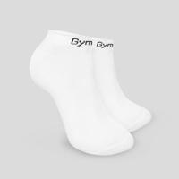 GymBeam Ponožky Ankle Socks 3Pack White