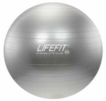 Gymnastický míč LIFEFIT ANTI-BURST 65 cm, stříbrný