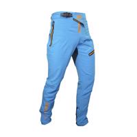 HAVEN Cyklistické kalhoty dlouhé bez laclu - ENERGIZER LONG  - oranžová/modrá L