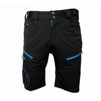 HAVEN Cyklistické kalhoty krátké bez laclu - NAVAHO SLIMFIT - modrá/černá 2XL