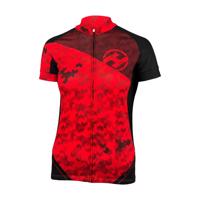 HAVEN Cyklistický dres s krátkým rukávem - SINGLETRAIL NEO WOMEN - červená 3XL
