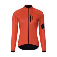 HOLOKOLO Cyklistická zateplená bunda - 2in1 WINTER LADY - růžová/oranžová XL