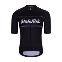 HOLOKOLO Cyklistický dres s krátkým rukávem - GEAR UP - černá XS