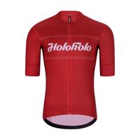 HOLOKOLO Cyklistický dres s krátkým rukávem - GEAR UP - červená 3XL