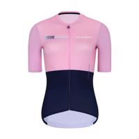 HOLOKOLO Cyklistický dres s krátkým rukávem - VIBES LADY - růžová/modrá L