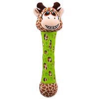 Hračka BeFUN TPR+plyš žirafa puppy 39 cm 1 ks