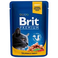 Kapsička BRIT Premium Cat Salmon & Trout 100 g