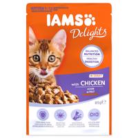 Kapsička IAMS Kitten Delights Chicken in Gravy - KARTON (24ks) 85 g