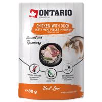 Kapsička ONTARIO Cat Herb - Chicken with Duck, Rice and Rosemary 80 g