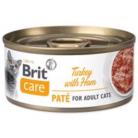 Konzerva BRIT Care Cat Turkey Paté with Ham 70 g