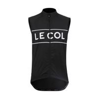LE COL Cyklistická vesta - SPORT LOGO GILET - černá/bílá L
