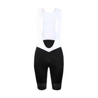 LE COL Cyklistické kalhoty krátké s laclem - PRO LEIGHTWEIGHT - bílá/černá XL