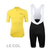 LE COL Cyklistický krátký dres a krátké kalhoty - HORS CATEGORIE II - černá
